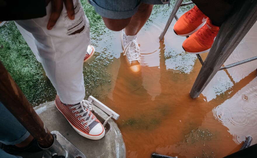 Many Afropunk Joburg attendees stayed put throughout the storms that threatened to cut the concert short.