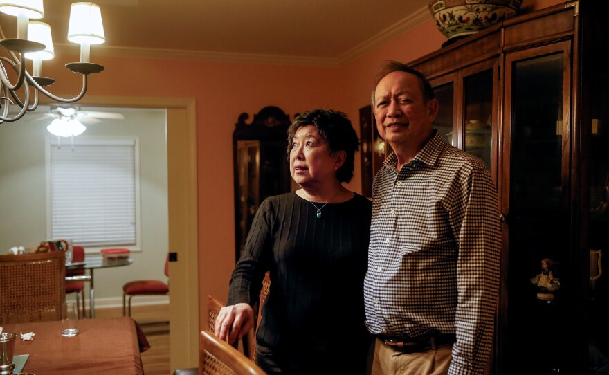 Sally and Gilroy Chow in their home in Clarksdale, Miss.