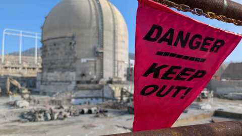 The San Onofre twin domes are expected to be demolished