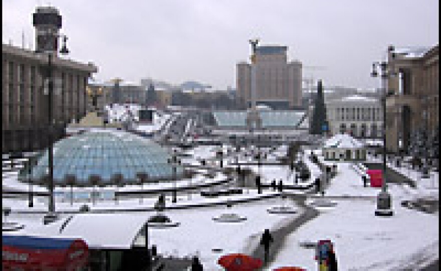 Kiev's Independence Square was the focal point of demonstrations this month last year.