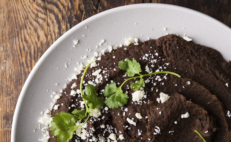 Oaxacan Refried Black Beans