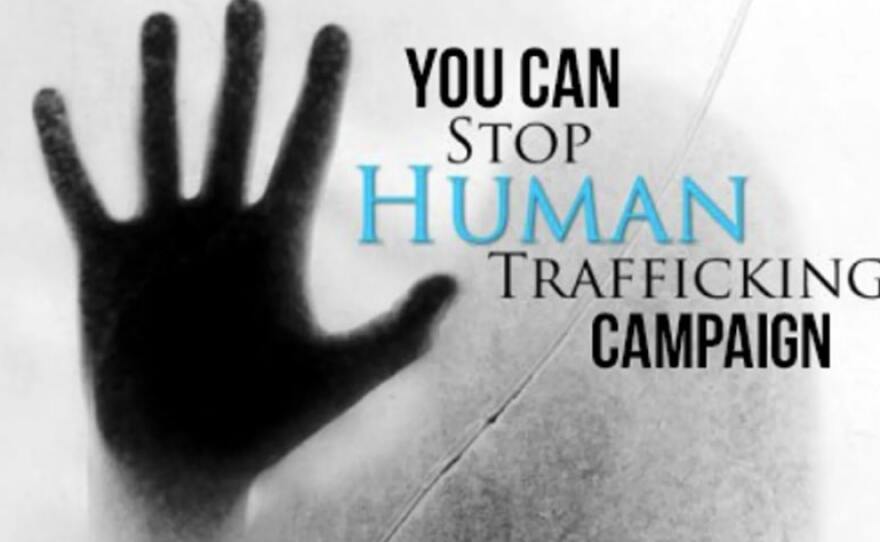 Undated photo of the 'You can stop human trafficking campaign.' 