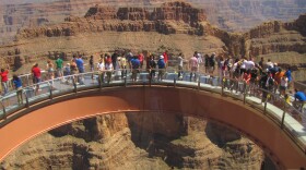 The tribe and the Skywalk developer are at odds over the finances and stalled construction. 