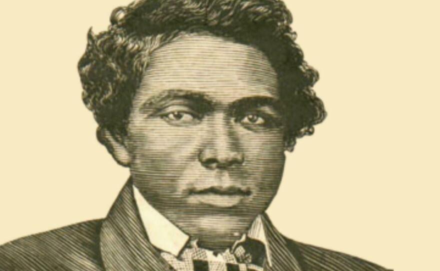 <strong>Hear the story: <a href="https://www.npr.org/2022/02/08/1077673414/abraham-galloway-civil-war-black-history">Abraham Galloway is the Black figure from the Civil War you should know about</a></strong> Engraved portrait of Abraham Galloway from William Still's <em>The Underground Railroad</em>, published in 1872.