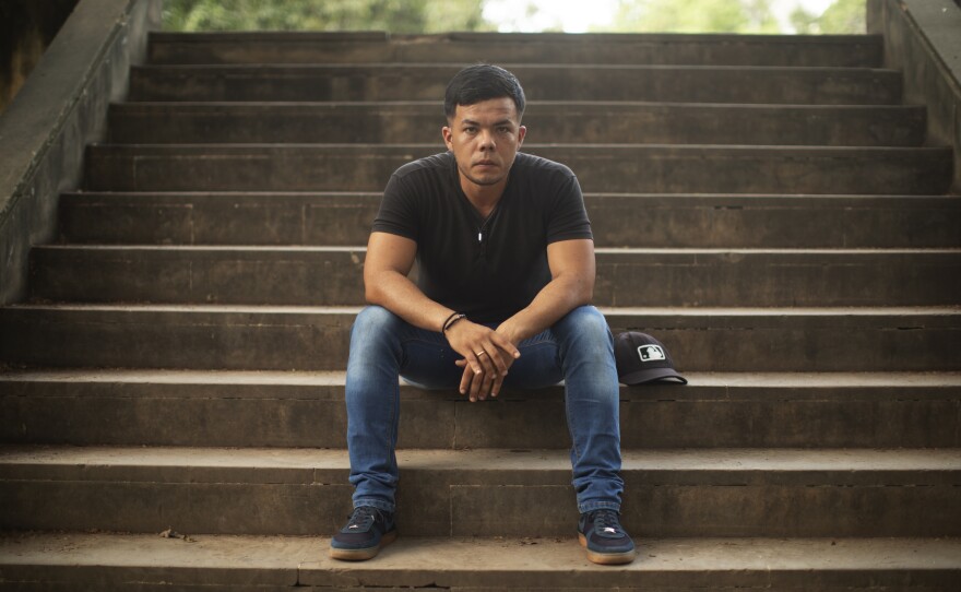 Roberto Andres Rondón Restrepo, 27, defected from the Venezuelan military and is now living in Colombia. He is one of the 1,000 Venezuelan forces who, since February, have fled Maduro's rule, crossed into Colombia and turned over their weapons and uniforms to the authorities, according to Colombia's Foreign Ministry.