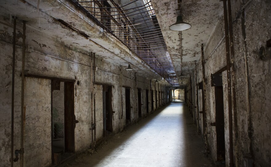 Cellblock 14 is closed to tourists to preserve it from further decay. Built in 1927, it included bars between the first and second floors to prevent prisoners from falling below if pushed.