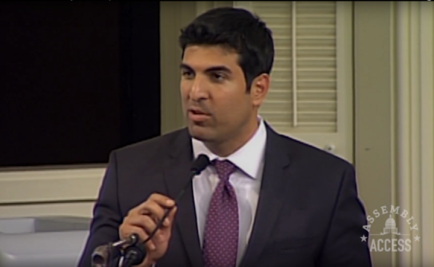 Assemblyman Matt Dababneh, D-Woodland Hills, is shown in this undated screenshot. 