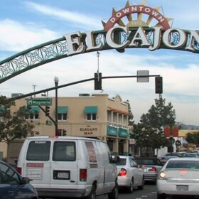 The El Cajon sign, Nov. 15, 2016.