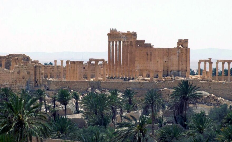A photo released on Sunday by the Syrian official news agency SANA shows a general view of the ancient Roman city of Palmyra, northeast of Damascus, Syria. Fears have intensified that the self-declared Islamic State, which captured the city on Thursday, might raze the ruins.