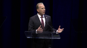 San Diego Mayor Kevin Faulconer at Balboa Theater during his State of the City address on January 15, 2020. 