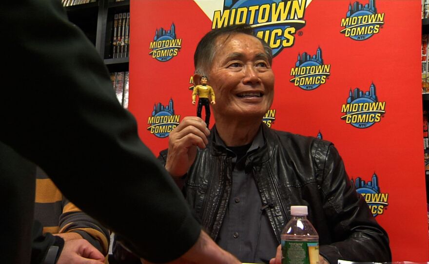 George Takei at Midtown Comics (undated photo)