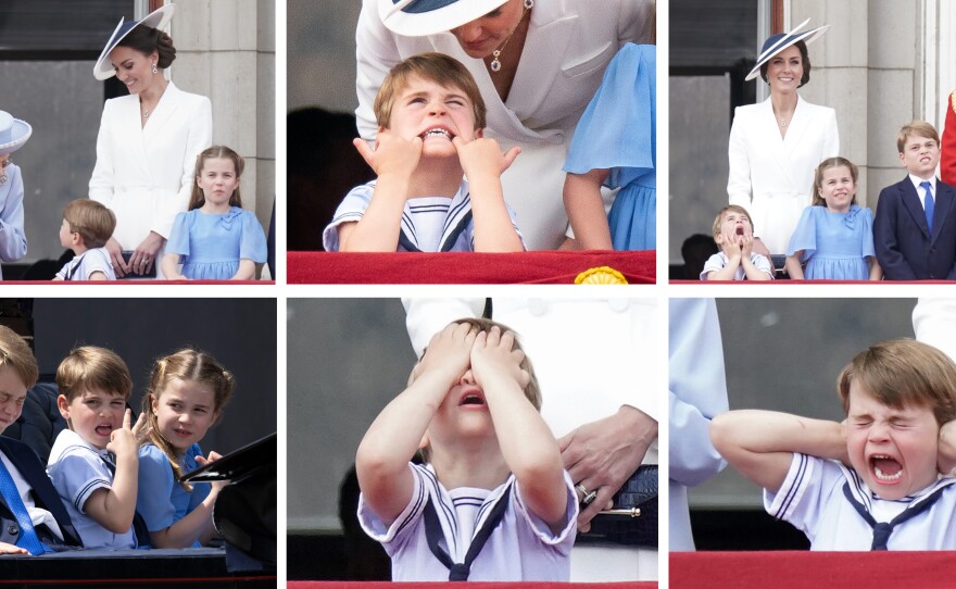 Here's a look at Prince Louis on day one of the Platinum Jubilee celebrations.
