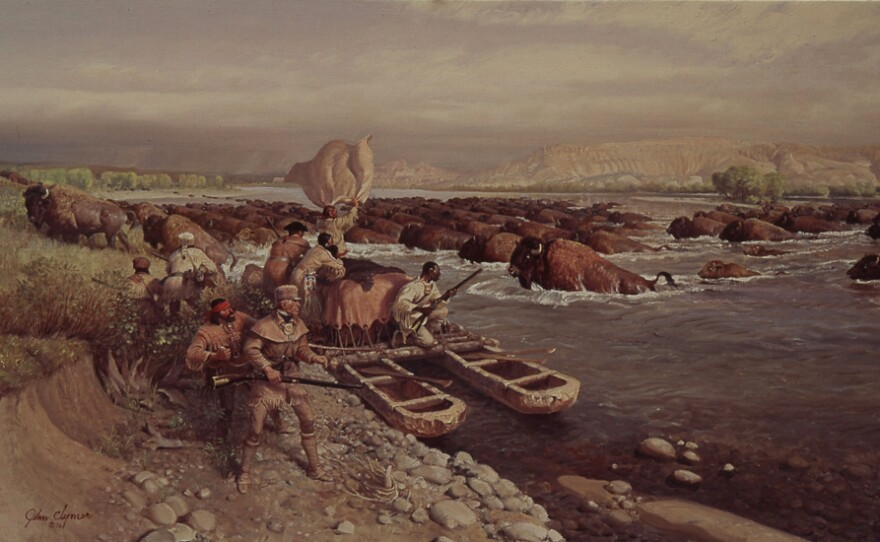 "Buffalo Gangue" by John Clymer.