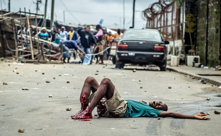 Shacki Kamara was shot by Liberian security forces during a riot in the slum of West Point. The 16-year-old later died of the wound.