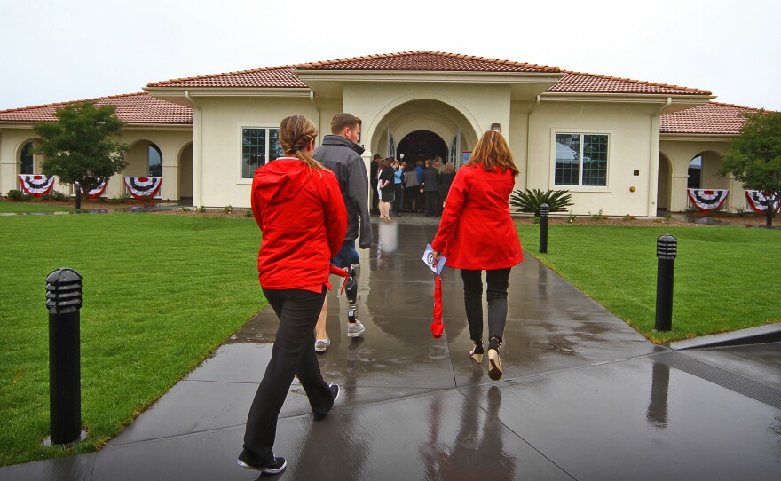 The new Fisher House on Camp Pendleton is shown at its grand opening on May 15, 2015.