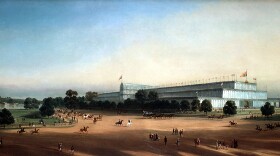 In 1851, Prince Albert embarked on his greatest gamble, the Great Exhibition (pictured), the world’s first trade fair with over 100,000 exhibits housed in a vast palace, the largest glass structure on Earth. 