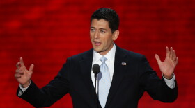Republican vice presidential candidate, U.S. Rep. Paul Ryan (R-WI) speaks during the third day of the Republican National Convention at the Tampa Bay Times Forum on August 29, 2012 in Tampa, Florida.
