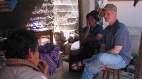 Prof. Walter Little (right) in Guatemala.