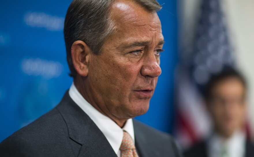 House Speaker John Boehner on Wednesday in the Capitol.