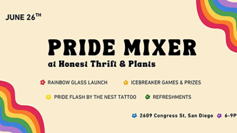 Pride Mixer at Honest Thrift & Plants