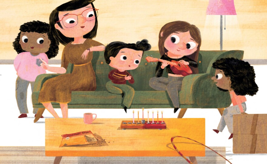 From<em> The Ninth Night of Hanukkah</em>, by Erica S. Perl and Shahar Kober