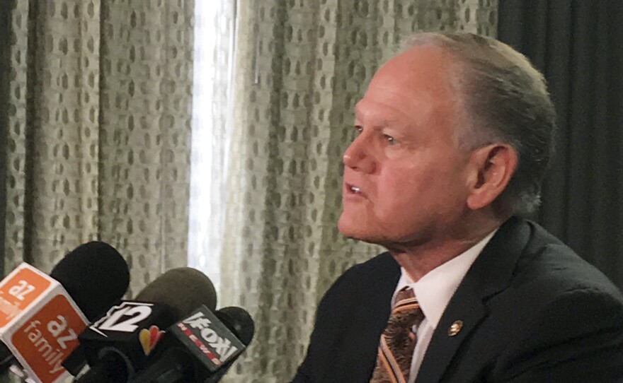 Rick Romley, former Maricopa County Attorney, held a news conference on Monday, explaining his role in the internal investigation of management and security practices at Arizona's Hacienda Healthcare.