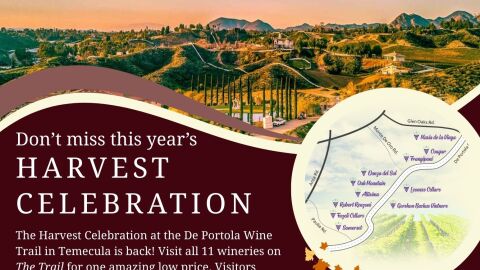 Harvest Celebration at the De Portola Wine Trail