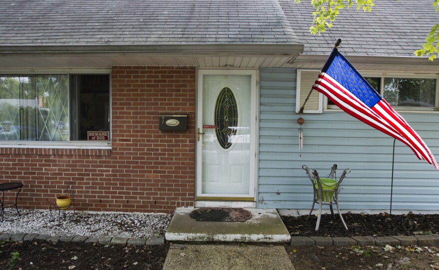 The house of Harold Thomas Martin III, a federal government contractor who is accused of stealing classified information, in Glen Burnie, Md.