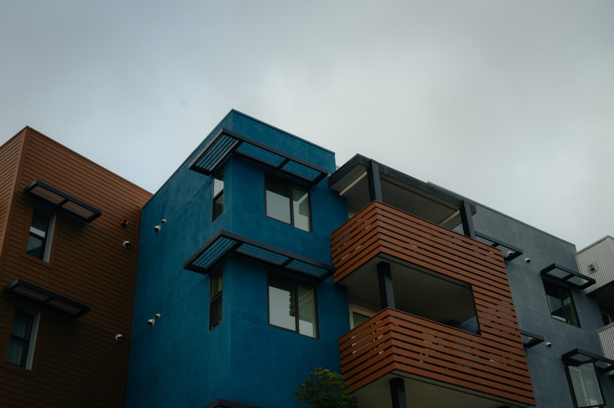 A new affordable housing development in San Ysidro is pictured on Oct. 24, 2023.