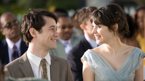 Joseph Gordon-Levitt and Zooey Deschanel in "(500) Days of Summer"