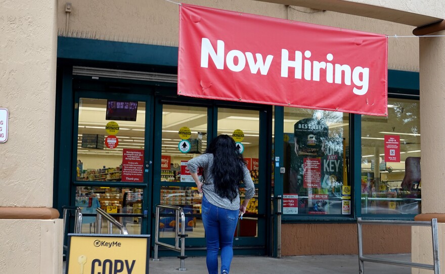 The Bureau of Labor Statistics released data Wednesday that shows continued high job openings.