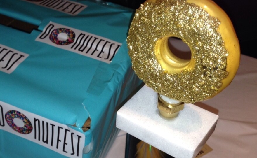 The doughscuit won the critic's choice award at Donut Fest.