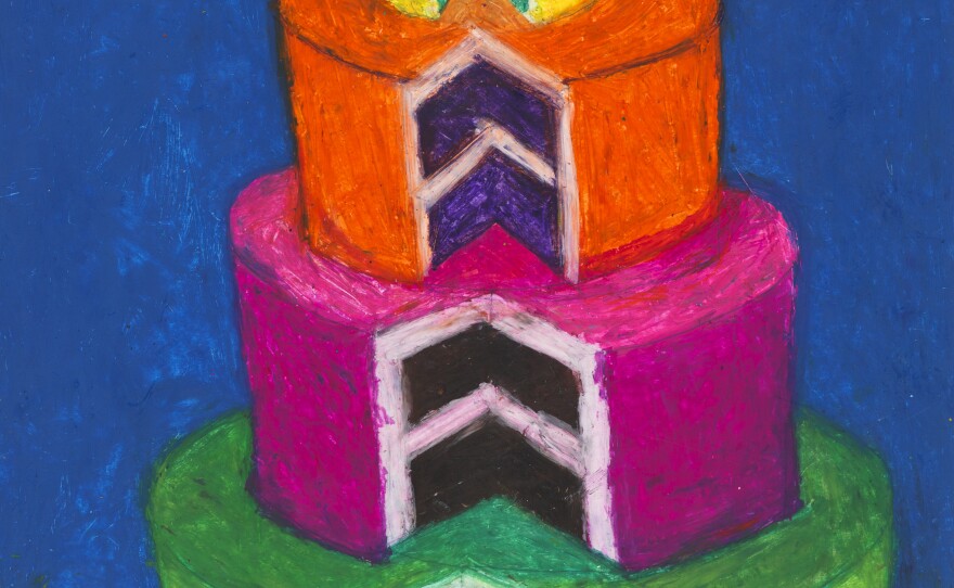 An oil pastel by Camille Holvoet as seen in<em> Art Is Art. </em>