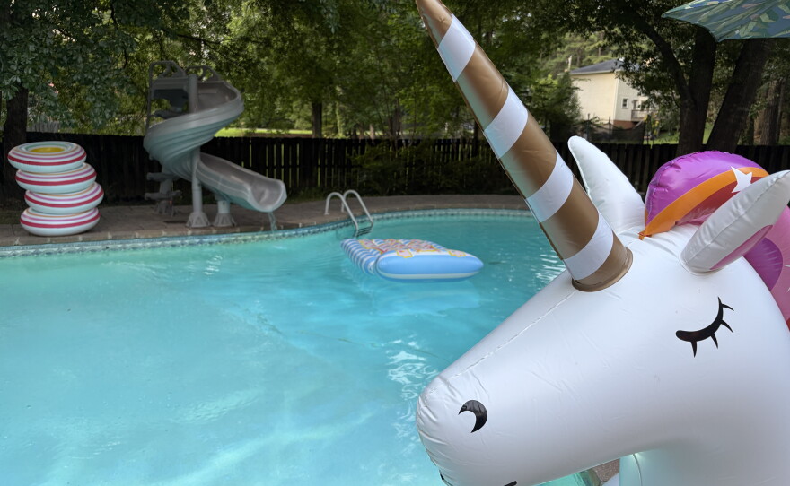 The Endless Summer Oasis pool listing on Swimply gets more than 1,000 guests a season, according to owner Jasmine Lawson in Birmingham, Ala. on June 24, 2026.