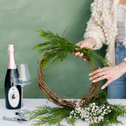 Holiday Wreath Making + Wine Tasting Workshop