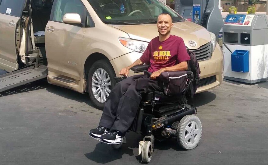 James Hinckley-Wade was paralyzed in a shooting when he was 17. These days he helps mentor young people caught up in gangs, drugs and violence so they can avoid the life mistakes he made.