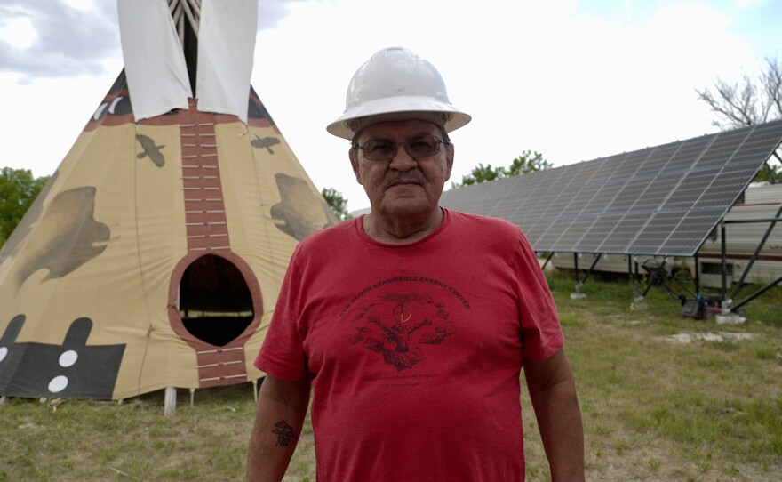 Chief Henry Red Cloud (Oglala Lakota) brings together Native tradition and cutting-edge solar technology at the Pine Ridge Reservation, South Dakota.