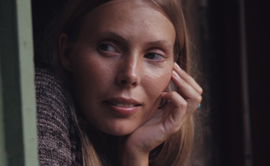 Joni Mitchell in 1970.
