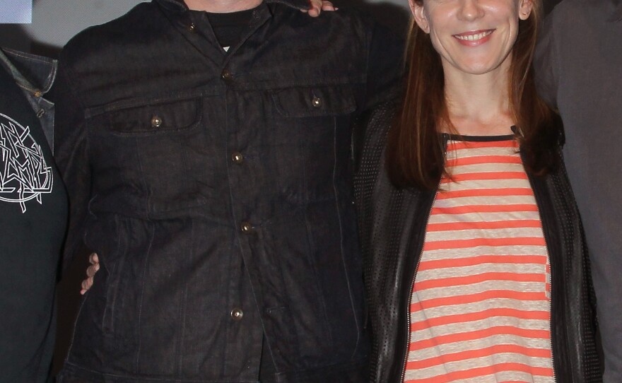 Matt Berninger and his wife, Carin Besser, in 2013. The duo co-wrote the lyrics for <em>Cyrano.</em>