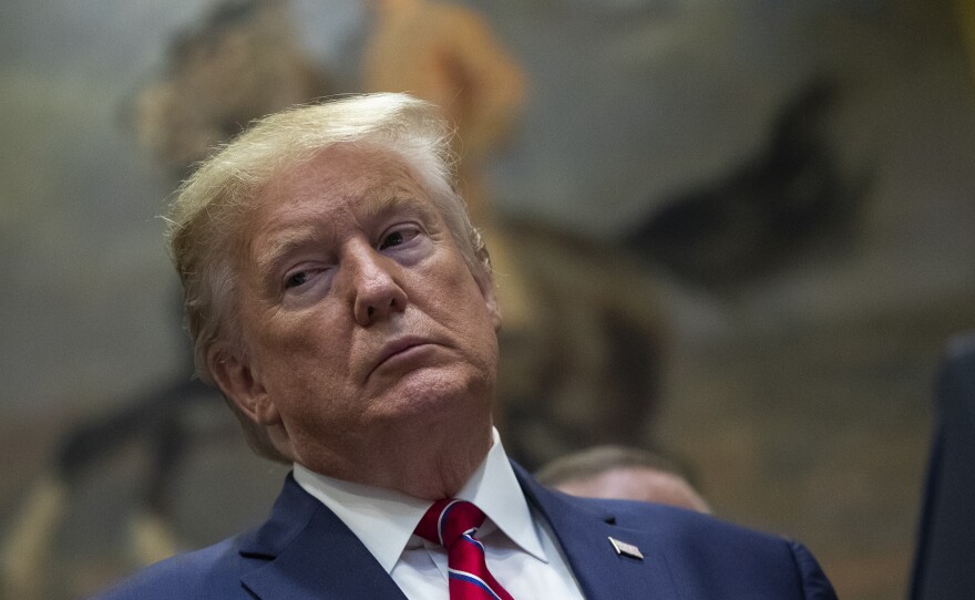 President Trump tweeted on Monday that he likes the idea of providing written testimony to House lawmakers leading the impeachment inquiry.