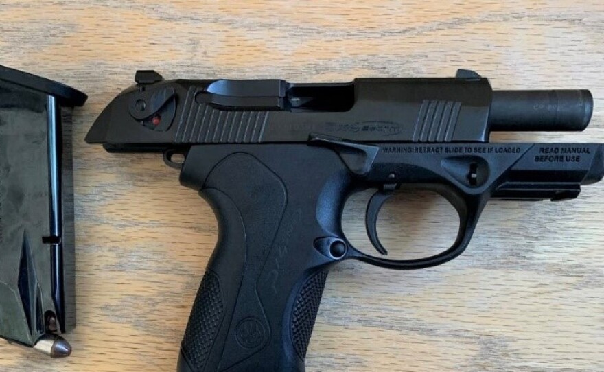 TSA officers caught a man attempting to carry this .40 caliber handgun in his duffel bag at Bradley International Airport in Connecticut Friday. This was the 10th passenger arrested for carrying a loaded firearm through airport security this week.