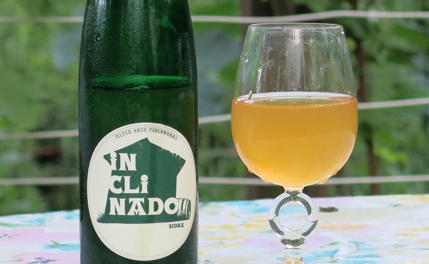 Tilted Shed's "Inclinado," one of the few American impressions of Spanish-style sidra natural.