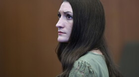 Defendant Lindsay Clancy looks at the jury after Judge William Sullivan declared a mistrial in Clancy's murder trial on Friday, Sept. 4, 2026, in Plymouth, Mass.