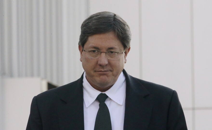 Lyle Jeffs, pictured leaving the federal courthouse in Salt Lake City last year, has been the acting leader of the FLDS since his brother Warren Jeffs was imprisoned in 2011.