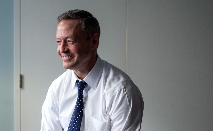 "There are two ways to go forward from here, and history shows this," Martin O'Malley said of the two parties' approaches to fixing the economy. "One path is a sensible rebalancing that calls us back to our tried and true success story as the land of opportunity. The other is pitchforks."