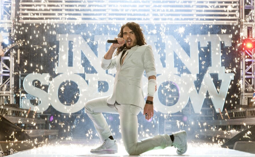 Russell Brand as rock star Aldous Snow in "Get Him to the Greek"