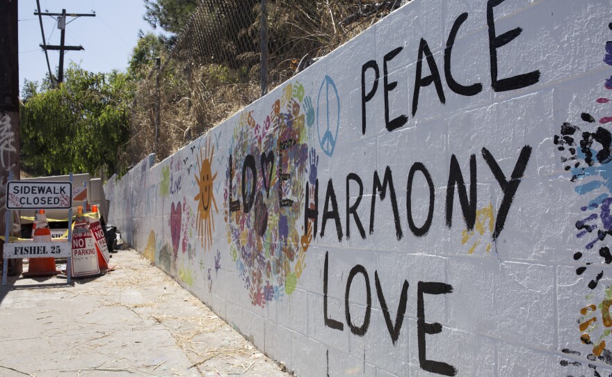A mural in neighborhood surrounding City Heights Prep Charter School is shown in this undated photo.