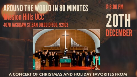 Around the World in 80 Minutes: A Concert of Christmas and Holiday Favorites from Around the Globe