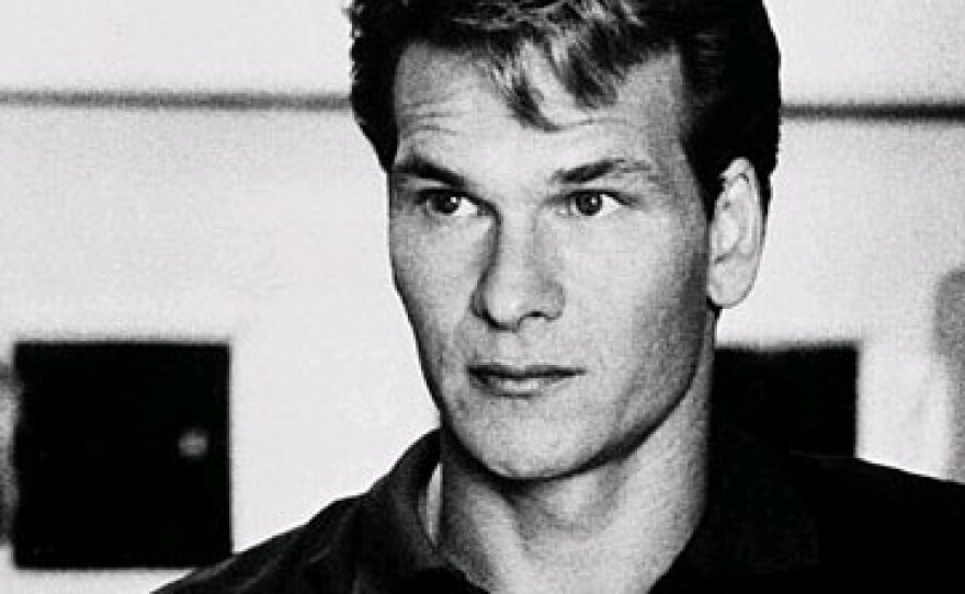 Patrick Swayze in 1990's <em>Ghost</em>. Co-star Whoopie Goldberg was cast in the movie partly at his insistence; when Goldberg won an Oscar for her performance in the film, Swayze was one of the only people she thanked.