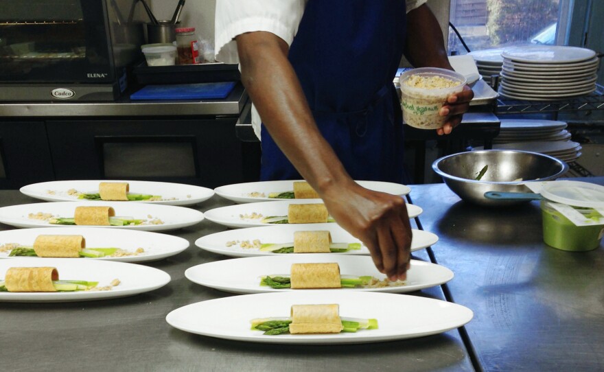For chefs at the Marigold Kitchen in Philadelphia, as in most professional kitchens, it's all about order and organization.